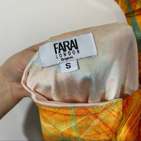 Farai London Gaia Mini Dress Canary Yellow Small - Picture 4 of 7